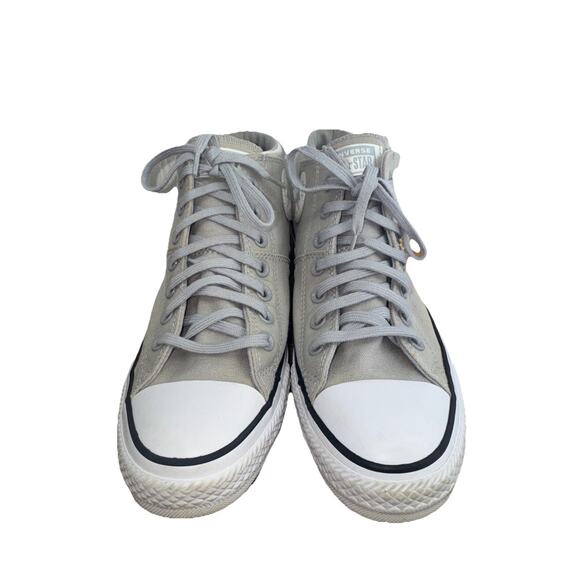 Converse Chuck Taylor All Star Ox Madison Mid Womens Sz 9 Wolf Grey Pearl - Picture 11 of 14